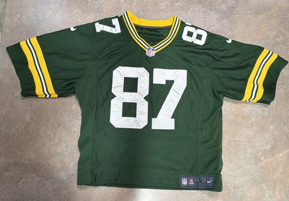 Green Bay Packers Jordy Nelson Jersey Mens S #87 NFL Nike On Field Stitched